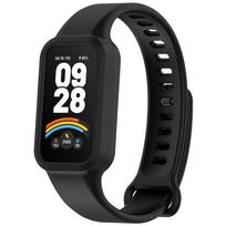 Sport Silicone straps+Case for Xiaomi Redmi watch 3 Accessories Rubber Bracelet pulseira correa for Xiaomi Mi band 9 active Band For Redmi band 3 juoda