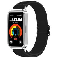 Straps For Huawei Band 10/9/8 Strap Accessories Scrunchie Sport Elastic Nylon bracelet pulseira correa for Huawei Bands 9 8 NFC For Huawei Band 10 juoda