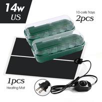 14/35W Plant Heating Pad Warmer Heat Mat  Nursery Seedling Trays Greenhouse Germination Box US/EU/UK/AU Plug Temperature Control