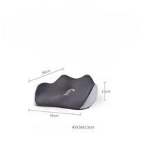 Non Slip Memory Foam Seat Cushion for Office Chair Home Computer Desk Comfortable Long Sitting 45X36X13cm pilka