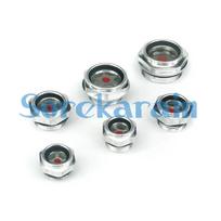 M10 M12 M14 M16 M18 M20 M22 M24 M26 M27 Metric Male Thread Aluminum Oil Gauge Sight Glass Window Hexagon Head For Air Compressor M10x1
