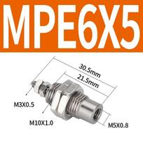 MPE Series Bore 4/6/10/15mm, Stroke 5/10/15/20mm-B  Miniature Male Threaded Micro Single Action Spring Cylinder