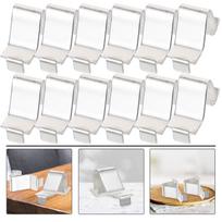 10pcs Cabinet Shelf Support Snap Iron Accessories File Cabinet Accessories Metal Shelf Brackets Cabinet Shelf Clips Heavy Duty 3.00X2.00X1.40CM