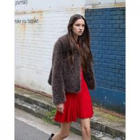 Egoist Wide Collar Fake Fur Jacket Er4tf001 IV/55
