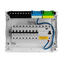Paviršinė modulinė skydinė 1x12 apsaugota, paruošta su laidais