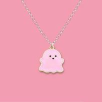 Best Friend Cute Cartoon Devil Ghost Friendship Couple Pendant Necklaces Fashion Men Women Necklaces Kids Halloween Jewelry Gift