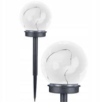 Saulės sodo lempa Volteno Stella VO2836 10 cm plastikinis gaublys, LED, IP44