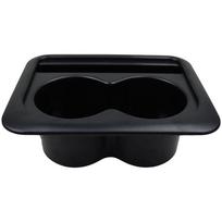 Center Console Tray Car Cup Organizer Daily Commute Black Thick Plastic Construction Dual Storage Compartments China Mainland