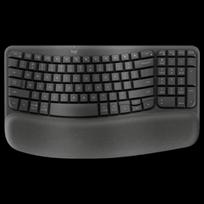 Logitech WAVE KEYS Ergonomic Wireless Bluetooth Keyboard