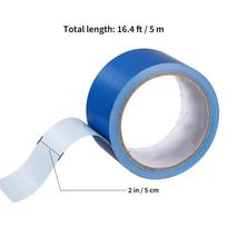 Waterproof Single-Sided Cloth Duct Tape Yellow 5Cm X 1 Strong Adhesive Electrical Equipment Carpet Floor Stage DIY Tape mėlyna