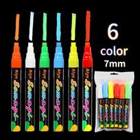 7/8/10mm Liquid Chalk Erasable LED Highlighter Fluorescent Marker Set for Blackboard Glass Window Painting Advertisement Chalk