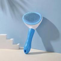 Pet Accessories for Cats Hair Removal Tool Grooming Dog Brush Cats Comb Animal Stainless Steel Beauty Massage Supplies Products mėlyna