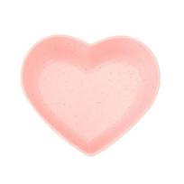 10Pcs Heart Shaped Sauce Cup Seasoning Dishes Sushi Dipping Bowl Spice Dishes Salad Sauce Container rožinė