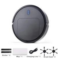 Ultra-Thin Vacuum Cleaner Automatic 3-in-1 Smart Wireless Sweeping Wet and Dry Cleaning Machine Household Mopping Robot