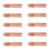 10 vnt. laidūs antgaliai MIG suvirinimui, kontaktiniai antgaliai, variniai, maži priedai 0,9 mm