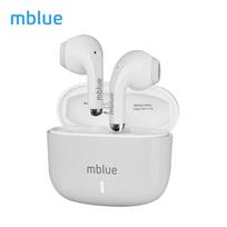 MEIZU mblue AR02 True Wireless Earbuds Bluetooth V5.4 Earphones Sport Outdoor Wireless Headsets 200mAh Charging Case balta