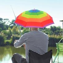 Laisvų rankų skėtis-kepurė Sulankstomas Apsauga nuo lietaus Žvejybos kepurė Galvos apdangalas Golfui Kempingui Rainbow