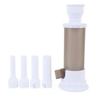 Homemade Sausage Stuffer with 4 Stuffing Tubes Effort Saving Easy Cleaning Sausage Meat Filling pilka spalva