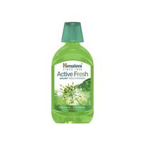 Himalaya Active Fresh Saunf burnos skalavimo skystis 215 ml Be alkoholio Žolinė burnos priežiūra ilgai išliekančiam gaiviam kvapui