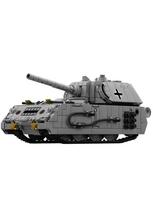 Antrojo pasaulinio karo WW2 Armijos Kariniai Kareiviai Panzerkampfwagen VIII Maus Tanko Modelio Statybiniai Blokeliai Plytos Žaislai Vaikams Dovana