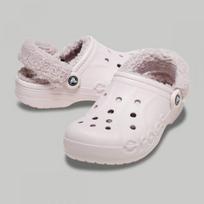 Crocs Baya Lined Fuzz Strap Clog Beary Pink 206633 6pi M7W9(260mm)