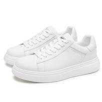 RunningTrendy Footwear Men Lace-Up Tenis Masculino Shoes 2024 Classic Summer Casual Leather Sneakers Soft Outdoor Men's Shoes 39 balta