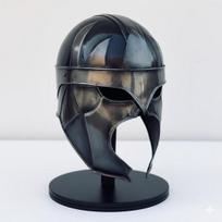 Medieval Viking Helmet, Norse Warrior Armor Replica, Handmade 18 Gauge Steel Nordic Helmet for LARP, SCA, Cosplay Historical Reenactments
