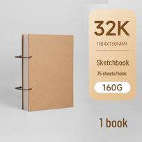 Detachable A4 Sketchbook for Elementary & Kindergarten: Thick Pages for Marker & Watercolor Painting