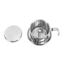 Vietnamese Coffee Filter 100ML Lightweight Rustproof Stainless Steel Coffee Dripper Pot for Home L