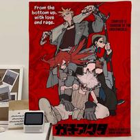 Japonijos antgamtinio kovos anime G-Gachiakuta Kabantis bohemiškas gobelenas Kabantis tarot Hippie sieniniai kilimai Studentų bendrabučio Japonijos gobelenas 50x70cm