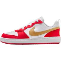 Nike Court Borough Low Recraft GS White University Red Kids Sneakers Metallic-Gold DV5456137 36.5