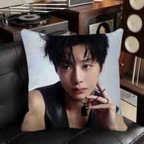 KPOP HYUNGWON Pagalvės užvalkalas Kvadratinė pagalvė Miegamojo Sofa Laisvalaikio Komforto Pagalvėlė Automobilio Namų Dekoras 16x16Inch