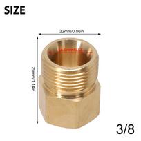 Adapteris M22 X1 5 išoriniam sriegiui į G 3/8 vidinį sriegį slėginio plovimo žarnos strypui ir valymo jungtims China Mainland