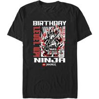 Fifth Sun Mens Lego Ninjago Birthday Ninja Young Men's Short Sleeve Tee ShirtT-Shirt S įvairiaspalvis