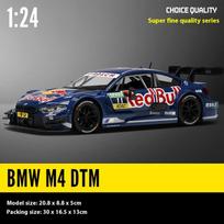 1:24 BMW M4 DTM Red Bull Supercar Alloy Metal Diecast Model Car Outdoor Sports Display Hobbies Collection Holiday Gifts For Boys mėlyna