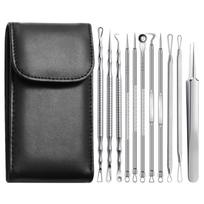 10-Piece Stainless Steel Blackhead and Acne Remover Set