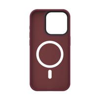 „Connect“ „Apple iPhone 15 Pro Max“ hibridinis dėklas su magnetiniu PC+TPU, slyvos spalvos
