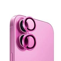 „Evelatus Apple iPhone 16 / 16 Plus“ kameros objektyvo apsauga, rožinė