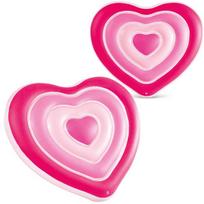 Pripučiamas paplūdimio čiužinys Heart 155 x 135 cm INTEX 58727