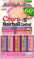 Inaba Ciao Churu 60x14g (840g) skanėstas katėms plaukų kamuoliukų kontrolei