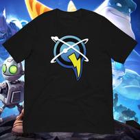 Ratchet ir Clank Kapitono Qwarko marškinėliai XL