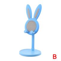 Cute Bunny Phone Stand for Desk Angle Height Adjustable Rabbit Cell Phone Stand Tablet Stand Holder Dock for iPad/All Phones