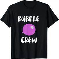 Bubble Crew kramtomosios gumos komanda Bubble kramtomieji saldainiai grupės marškinėliai S juoda