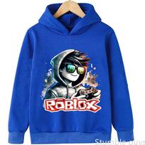Roblox Kids Casual Sportswear Hoodie Spring Autumn 3D Game Character Print Boys Girls Outfit 100