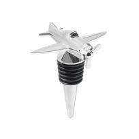 Airplane Shaped Wine Bottle Stoppers Vacumm Sealer Wine Corks Metal Beer Bottle Saver Airplane Bottle Reusable 3D Wine Corks