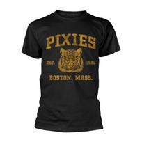 Pixies Unisex Adult Phys Ed T-Shirt S juoda