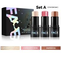 3Pcs Cream Contour Sticks – Non-greasy Sculpting Pen, Long-lasting Shape & Lightweight Setting Makeup One Size