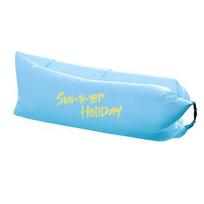 Stylish Lightweight Inflatable Couch Air Mattress For Camping Relaxation And Music Events Blue