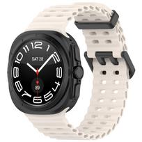 Marine Band For Samsung Galaxy Watch ultra Strap 47mm Accessories Sport silicone Bracelet correa Galaxy Watch 7 ultra 47mm Strap galaxy watch 7 ultra