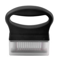 Stainless Steel Blades Meat Tenderizer Ultra Sharp Needle Ergonomic Handle Kitchen Pin Hammer with Cover Convenient juoda